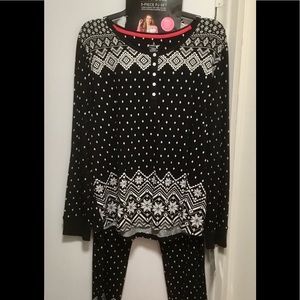 NWT, Womens, CUDDL DUDS, 3 Pc PJ Set, Sz XL 18-20